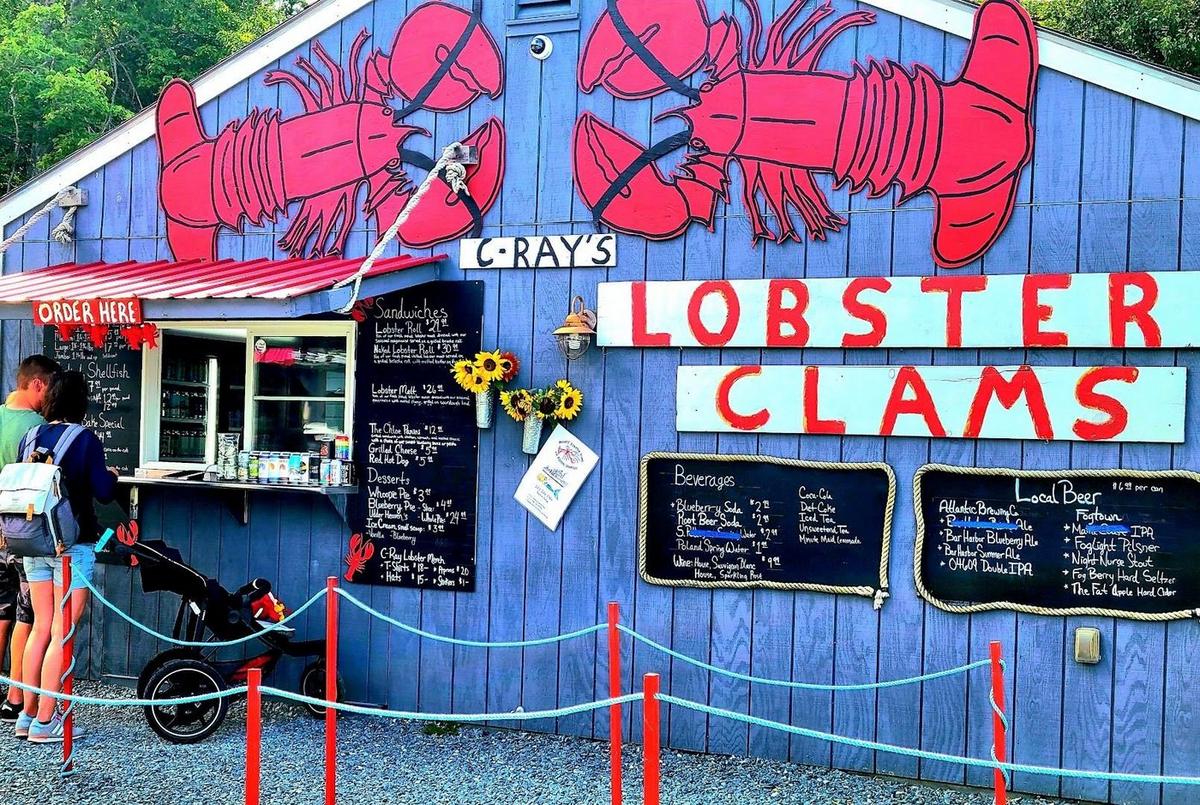 C-Ray Lobster in Bar Harbor, Maine