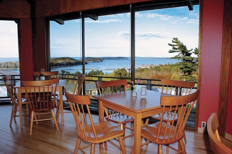The Looking Glass Restaurant in Bar Harbor, Maine