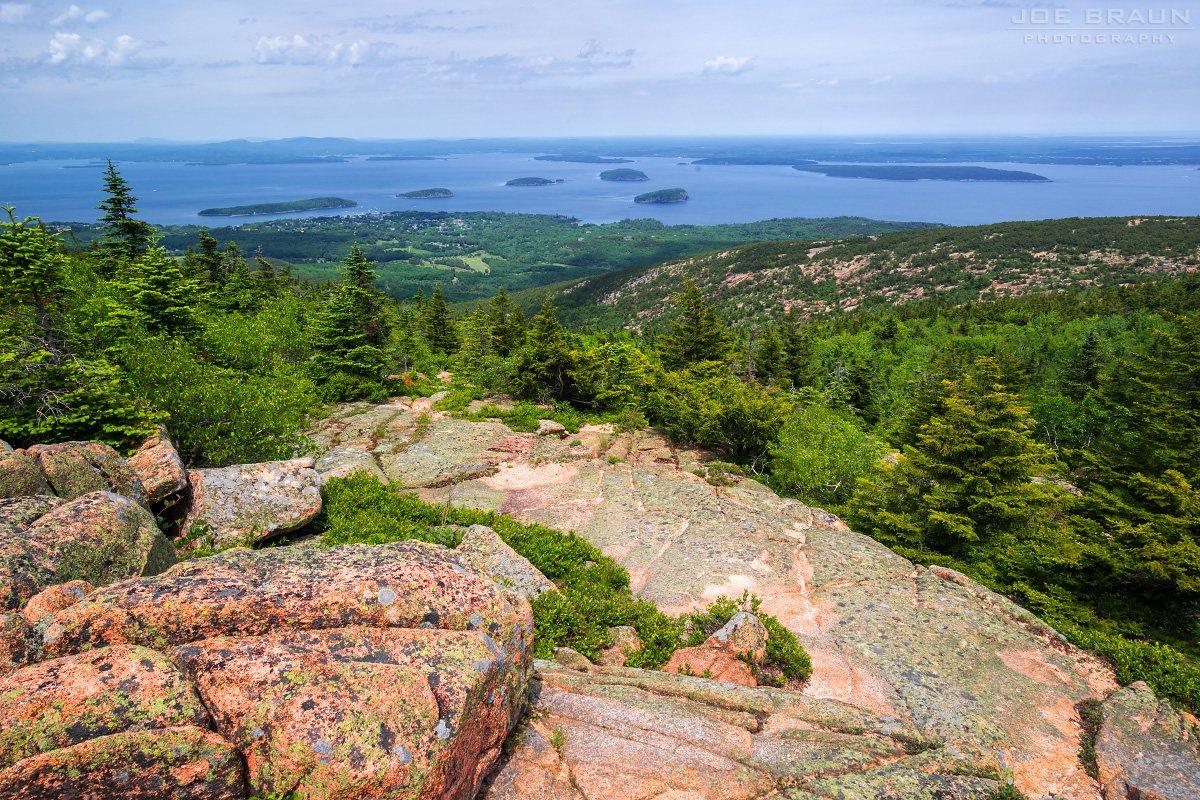 Scenery along Cadillac North Ridge in Acadia National Park