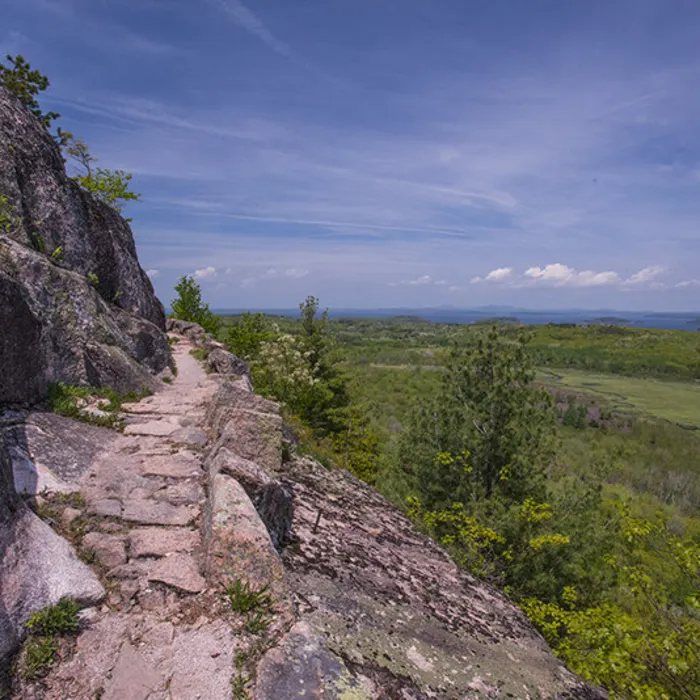 Scenery along Kurt Diederich’s Climb in Acadia National Park