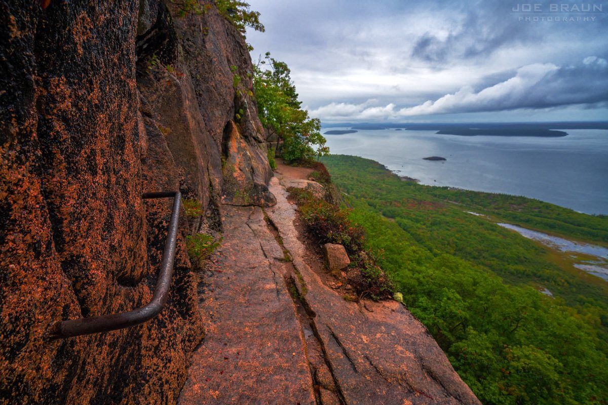 Scenery along Precipice Trail in Acadia National Park